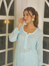 Ariel Chikankari & Mukaish kurta